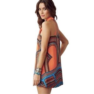 ALEXIS Vanji Tribal Halter Mini Dress size XS